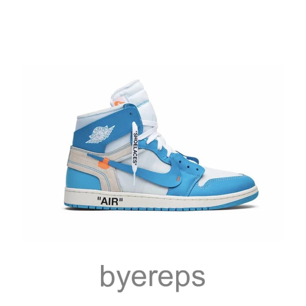 Air Jordan 1 Off-White Blue UNC University Blue