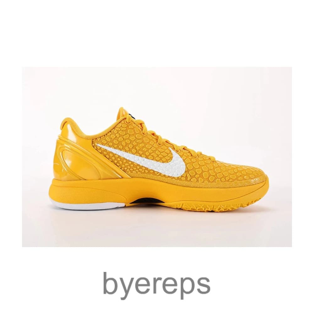 Kobe 6 Off-White Custom Version University Gold