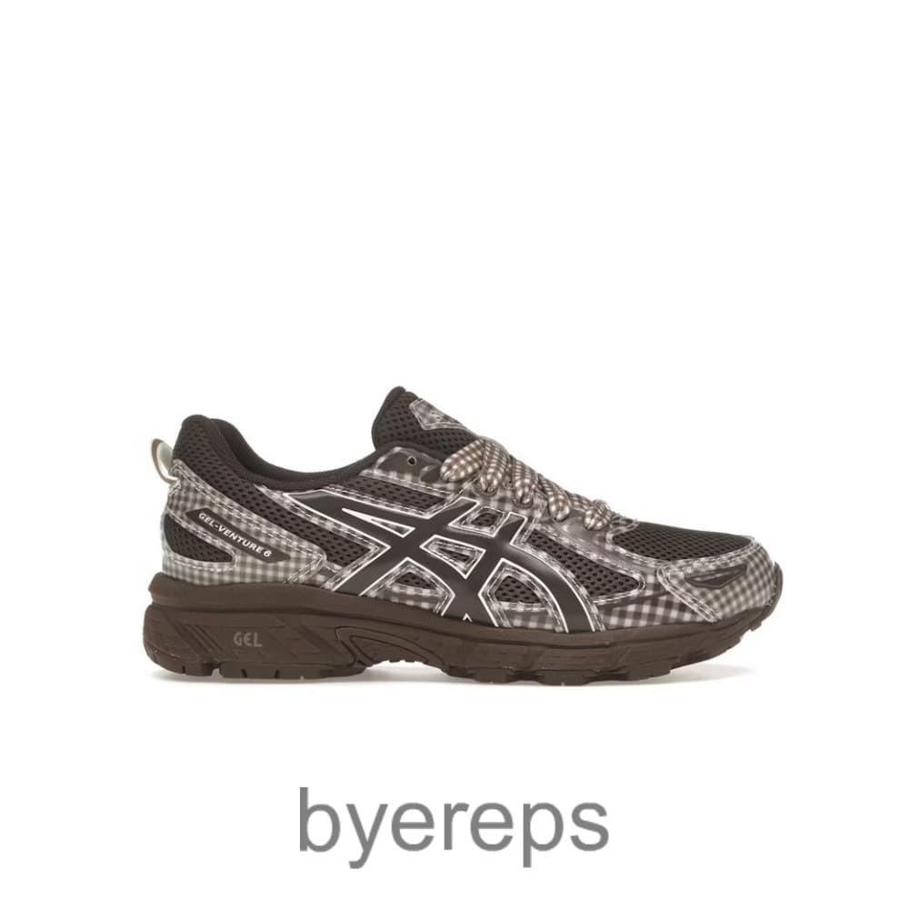 Asics Gel-Venture 6 Story Mfg. Reddish Brown Gingham