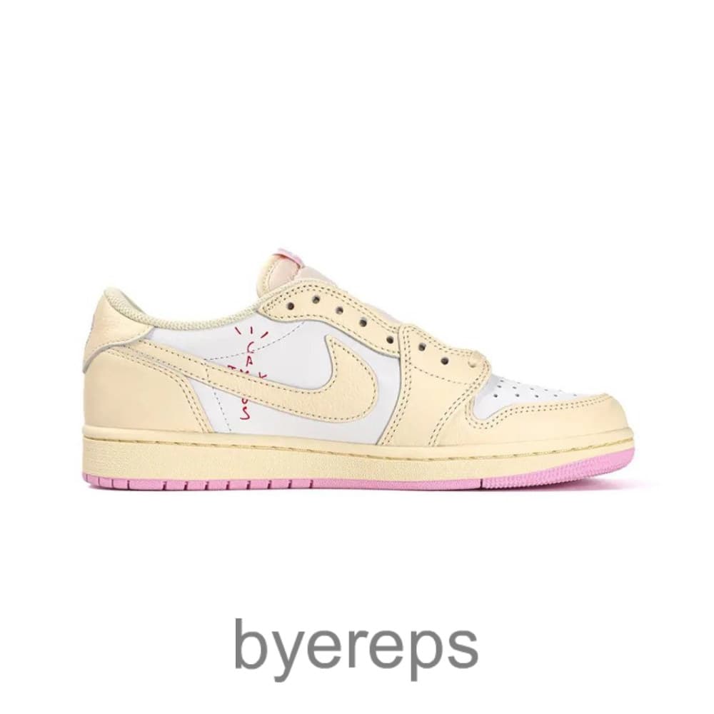 Travis Scott X Air Jordan 1 Low OG Muslin Shy Pink