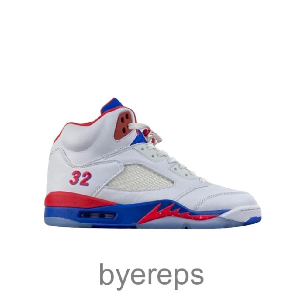 Air Jordan 5 Retro OG White Blue Red
