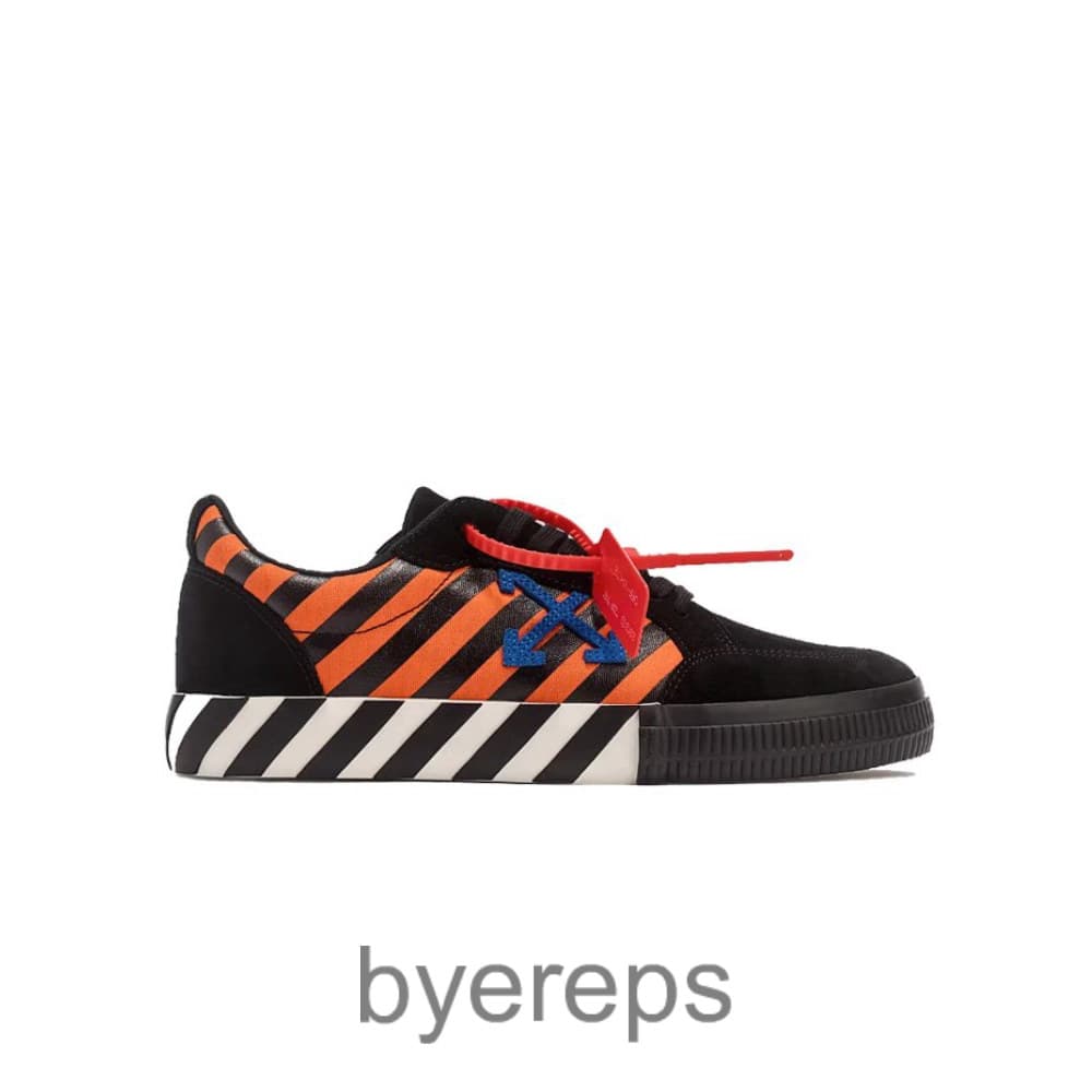 Off White Vulc Low Black Orange