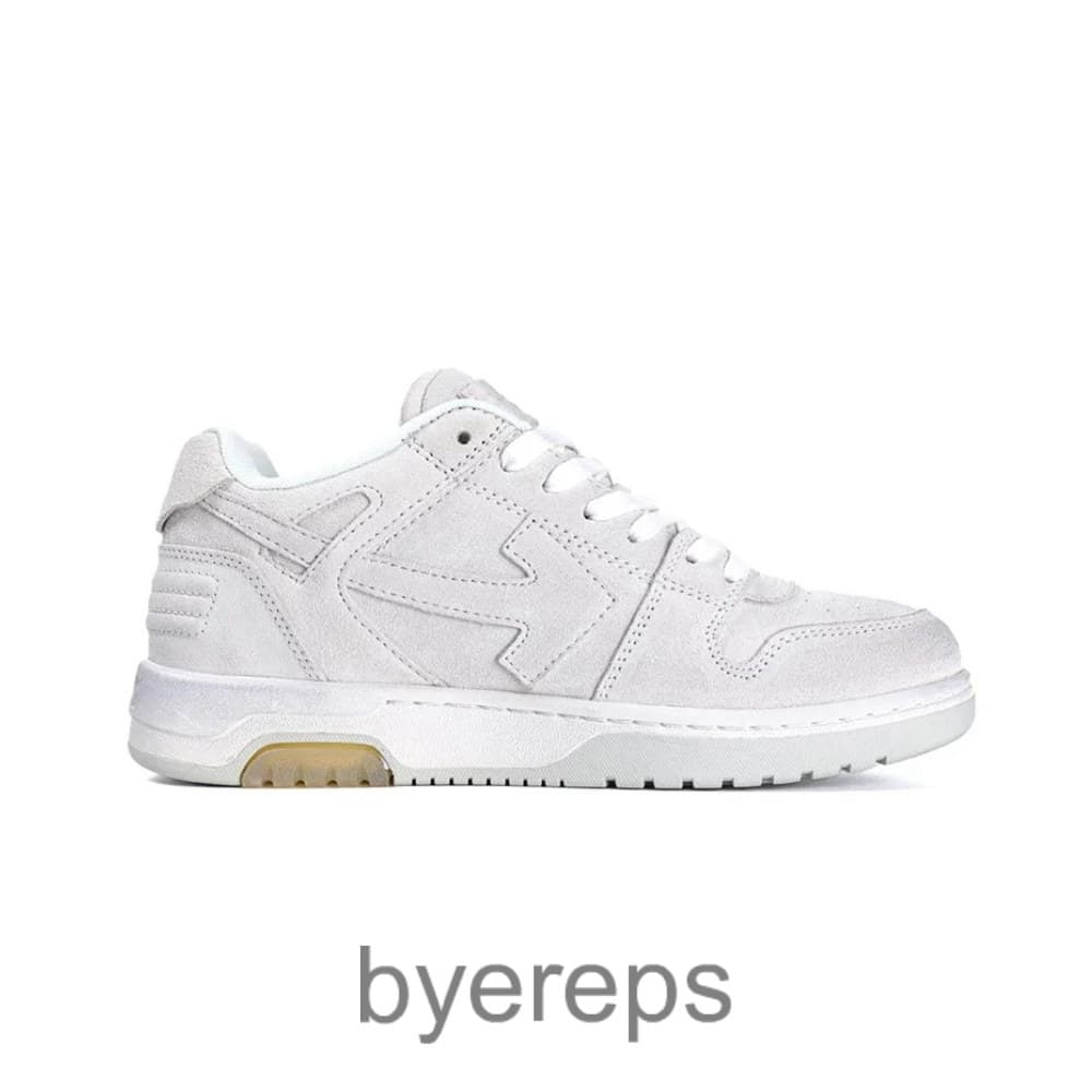 Off-White Out Of Office Vintage Leather Grey White