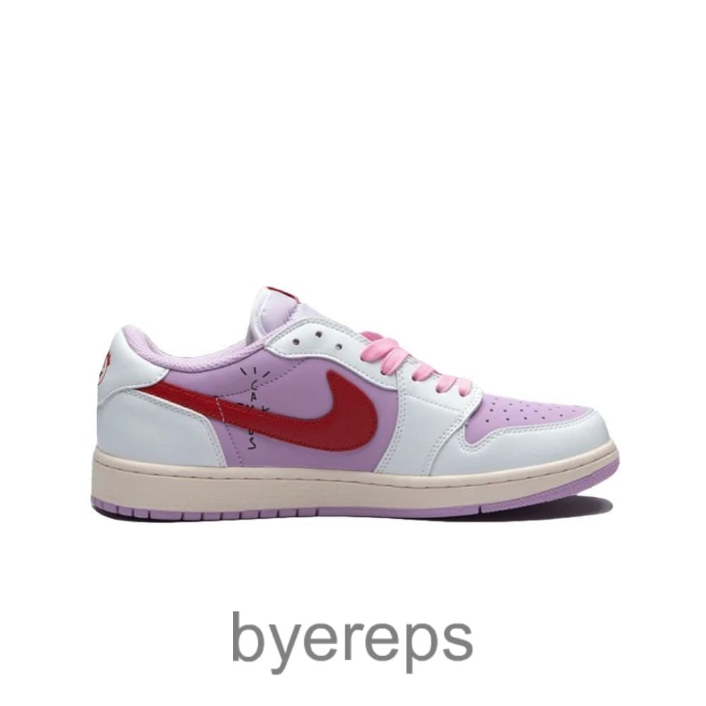 Travis Scott X Air Jordan 1 Low Shy Pink Red