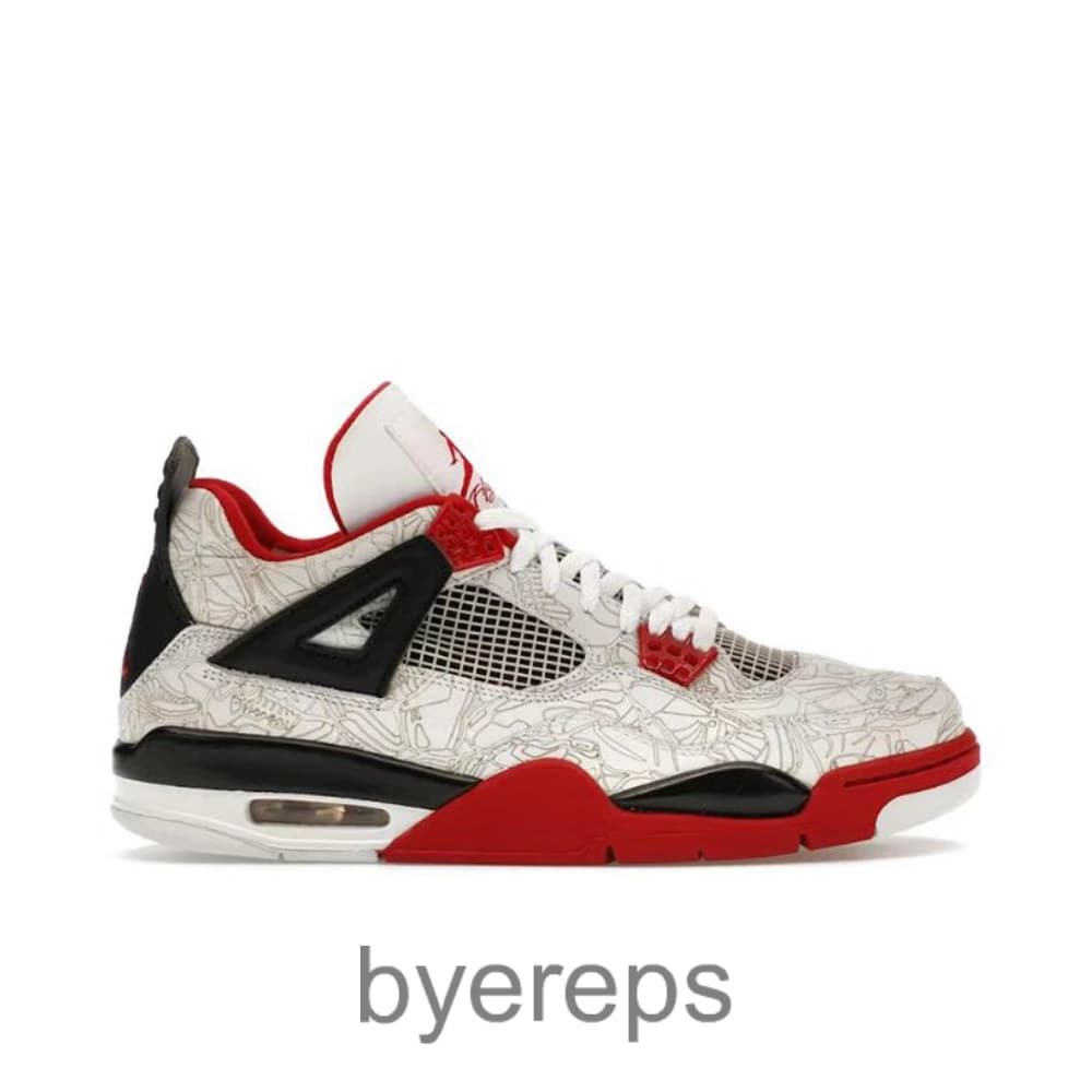 Jordan 4 Retro White Laser