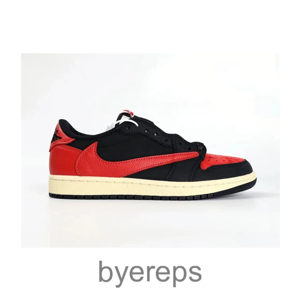 Travis Scott X Air Jordan 1 Low OG Red Black