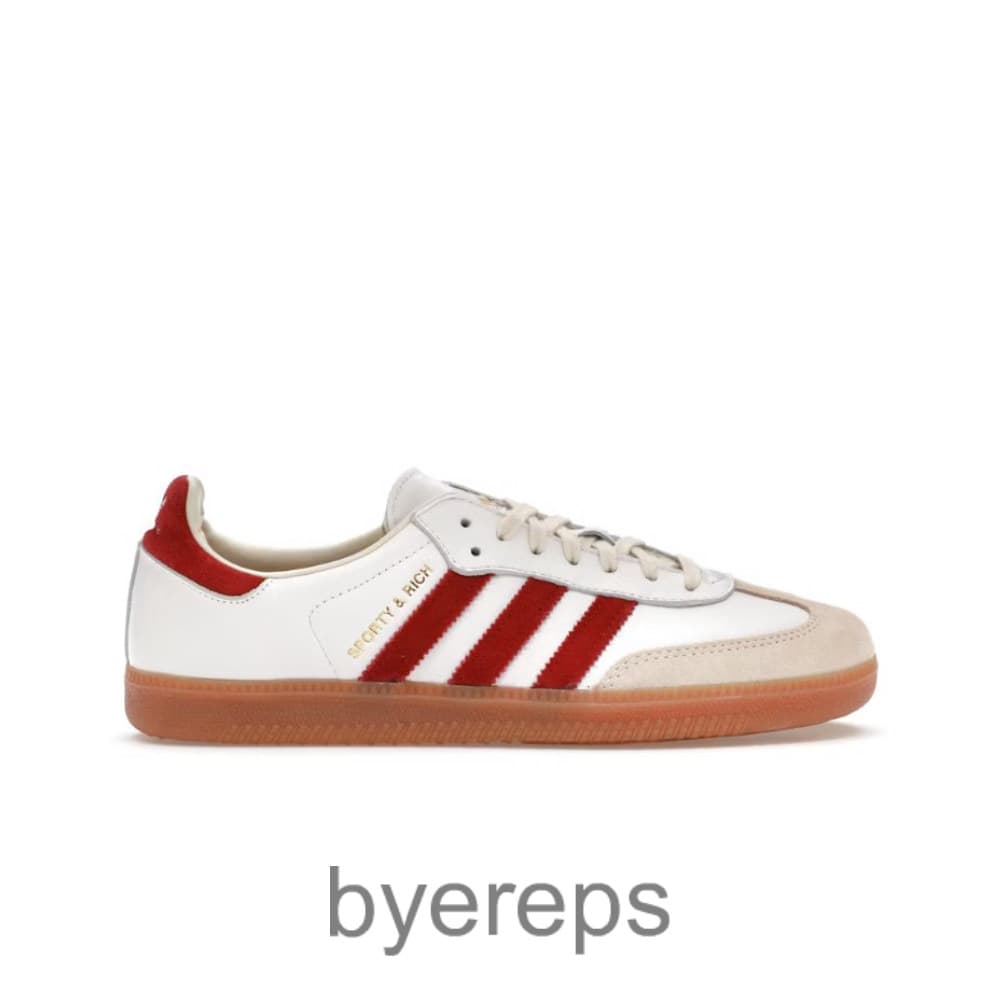 Adidas Samba Sporty & Rich White Collegiate Burgundy