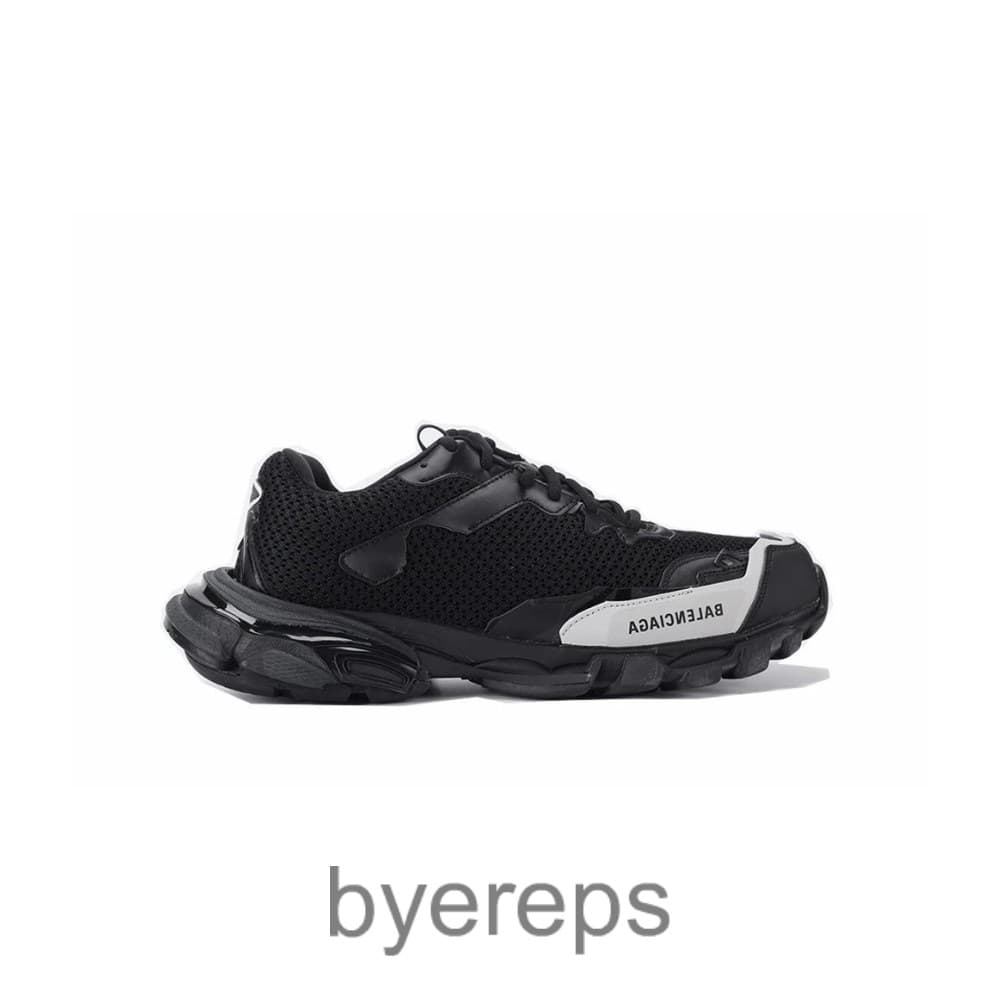 Balenciaga Triple-S Black (White Logo)