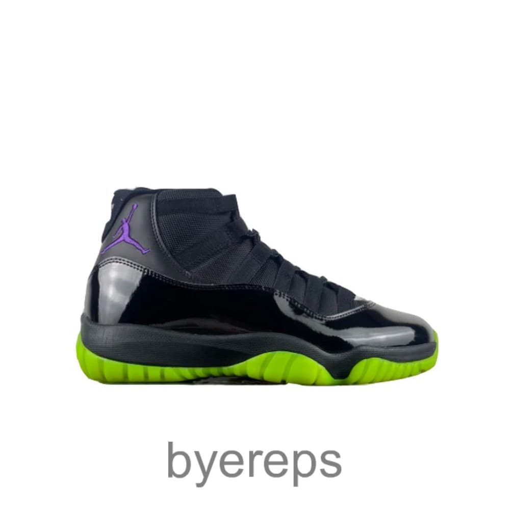Air Jordan 11 Black Barely Volt Neon Green