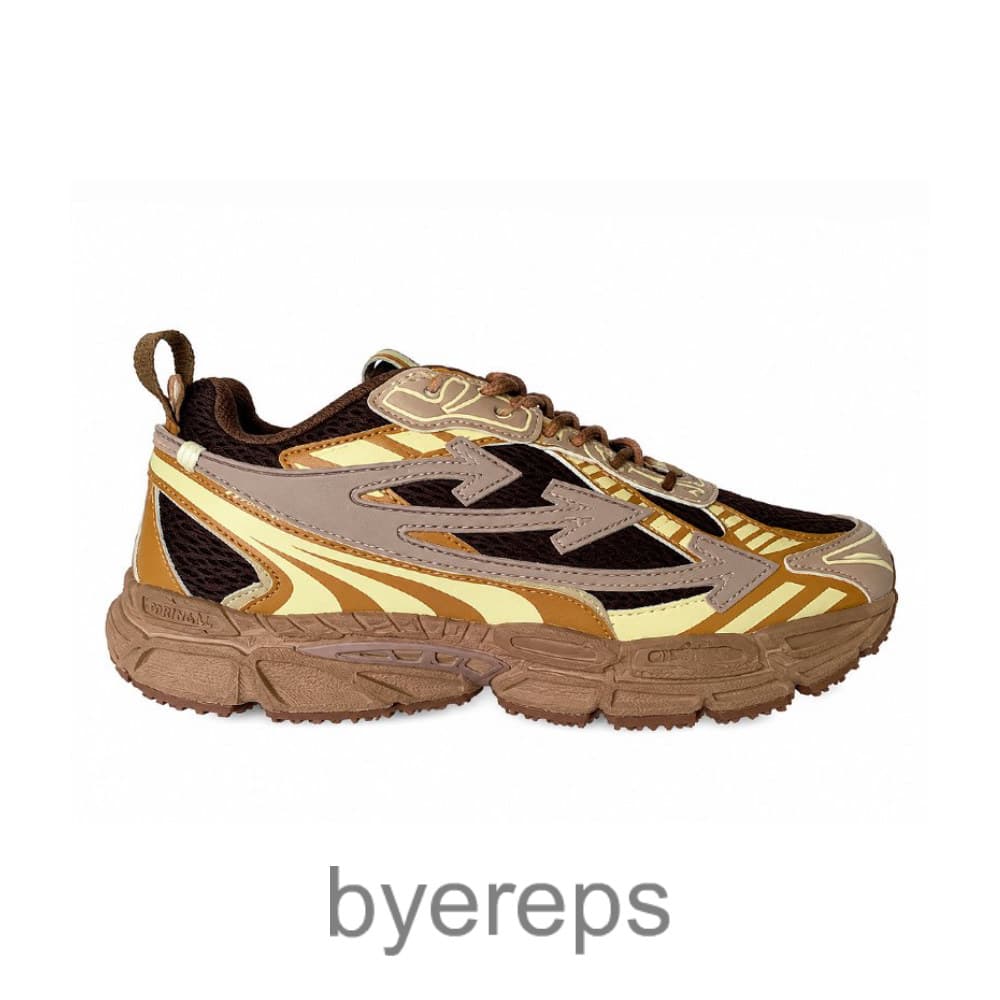 Off-White Be Right Back Brown Yellow