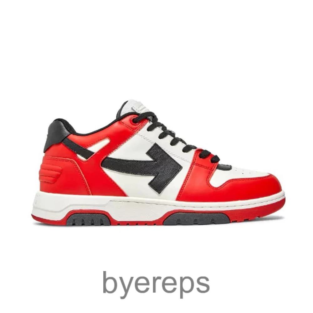 Off-White Out Of Office Low Red White Black