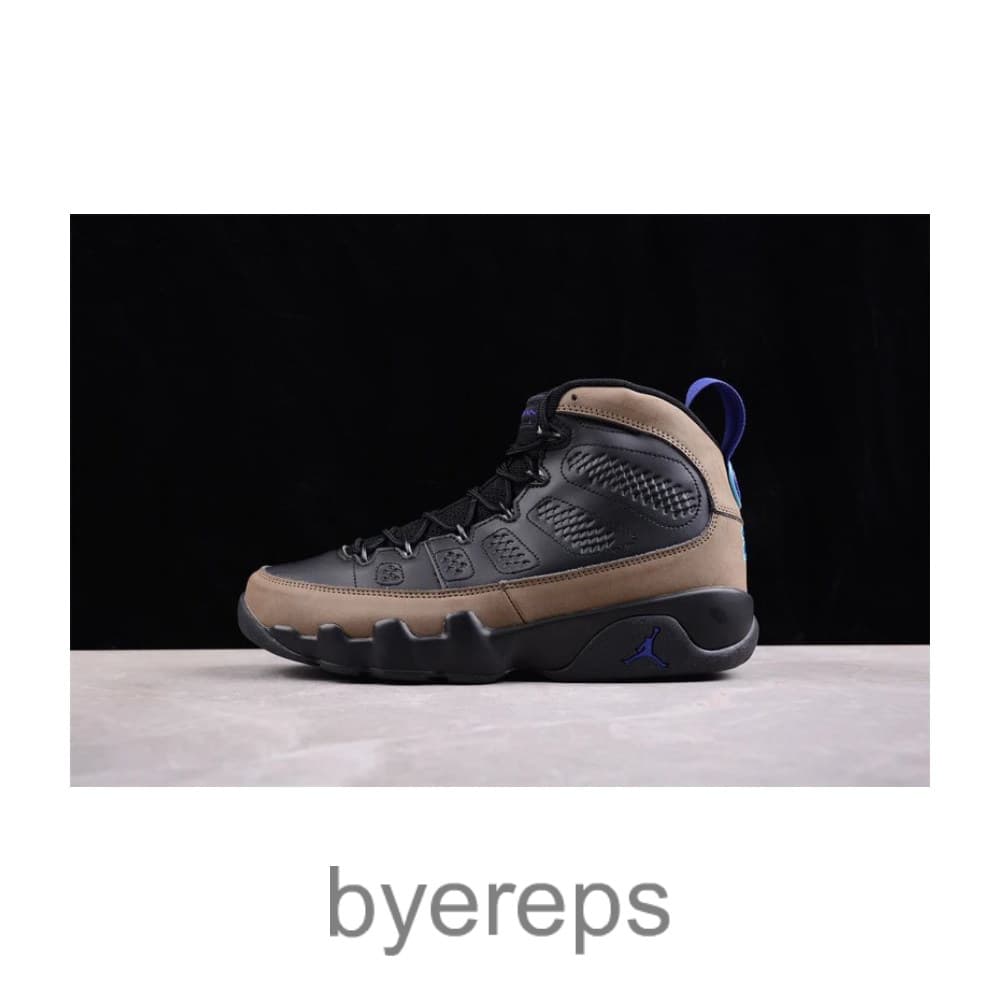 Air Jordan 9 Retro Black/Bright Concord/Light Olive/Aquatone