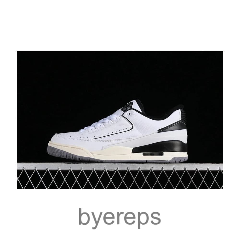 Air Jordan 2/3 Retro White/Black/Sail/Cement Grey