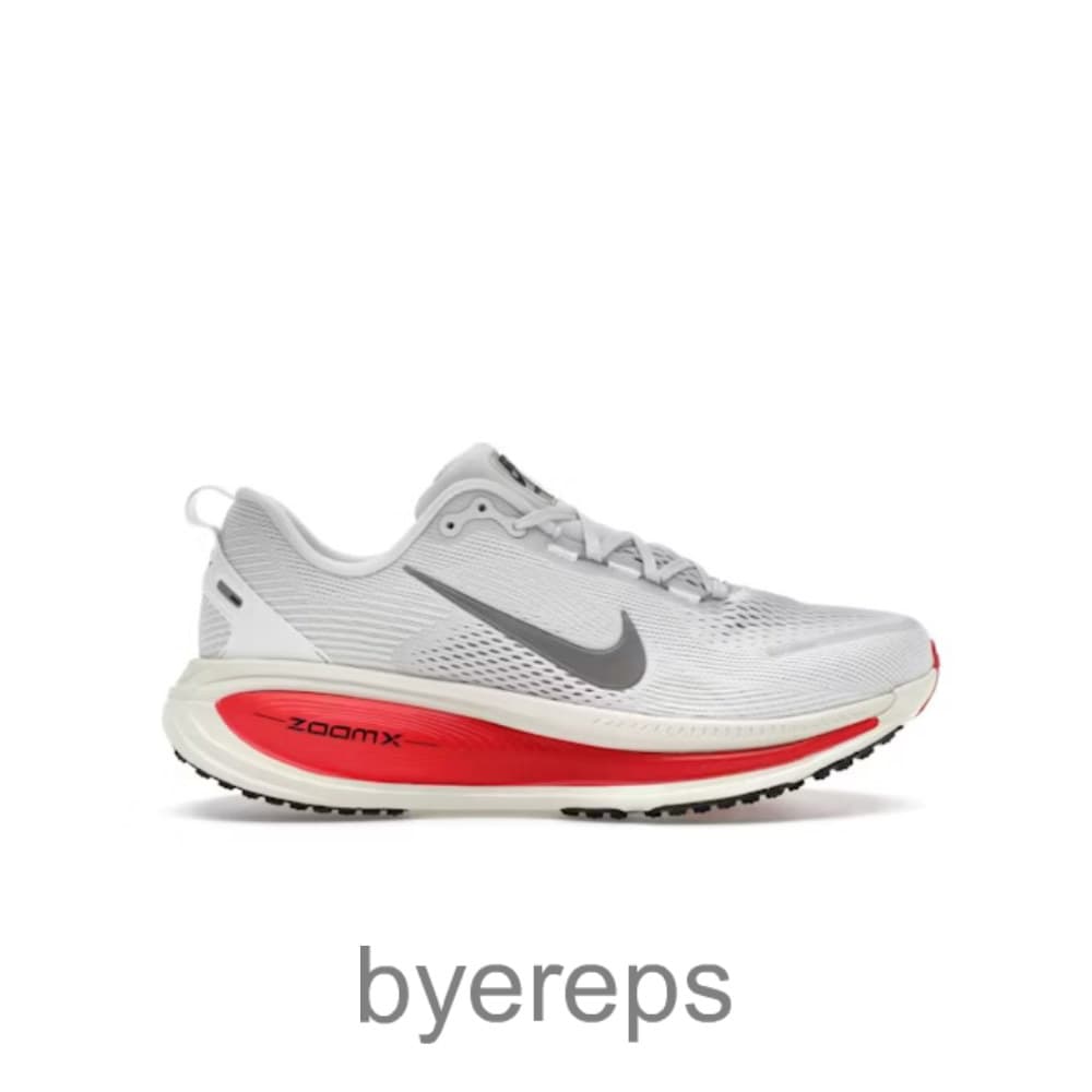 Nike Vomero 18 Platinum Tint Siren Red Running Shoes