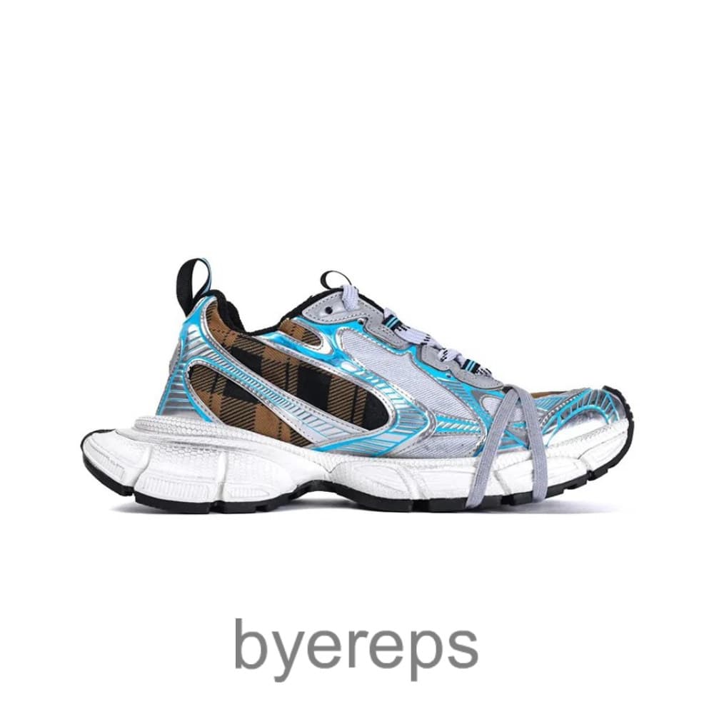 Balenciaga 3xl Blue Grey White Sneaker