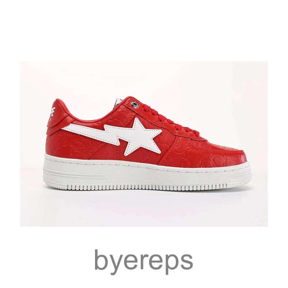 Bape Sta Low #3 Line Camo Red