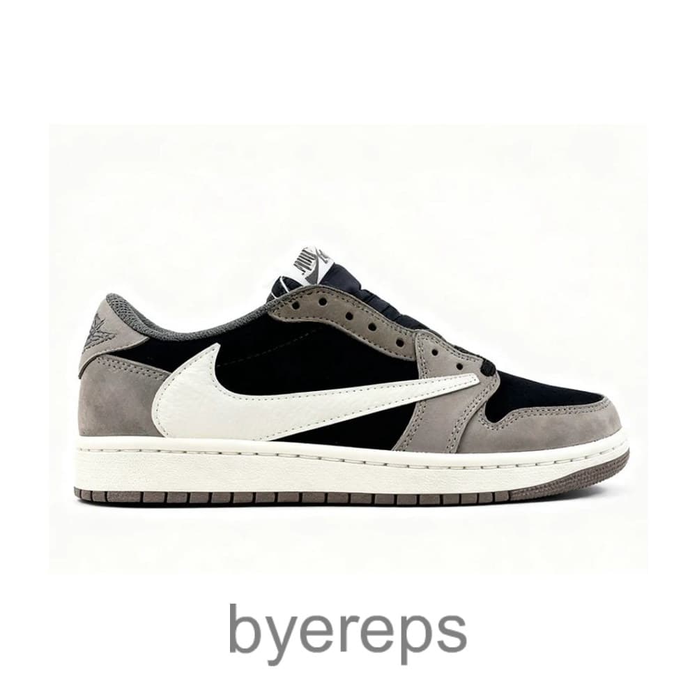 Travis Scott X Air Jordan 1 Low Black/Grey/White
