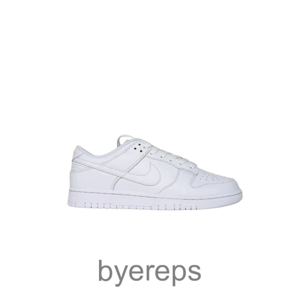 Triple White Dunk Low