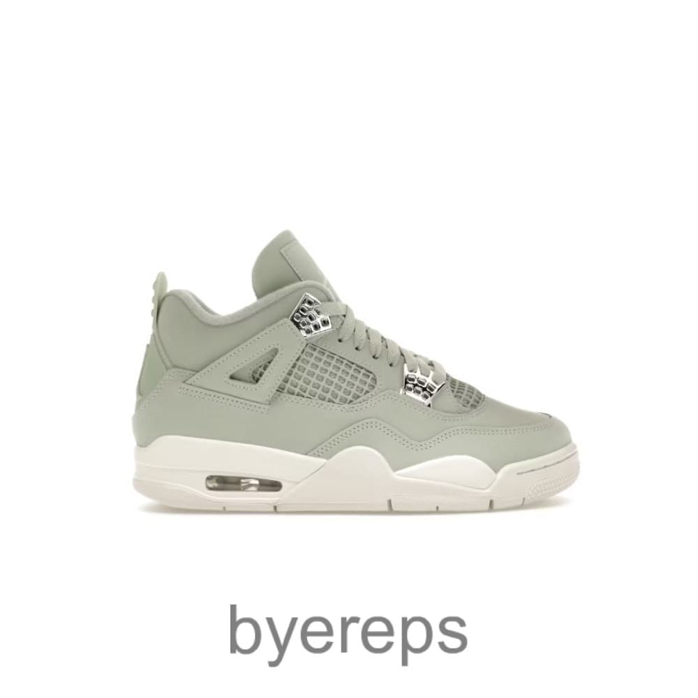 Jordan 4 Retro Seafoam Sail Womens