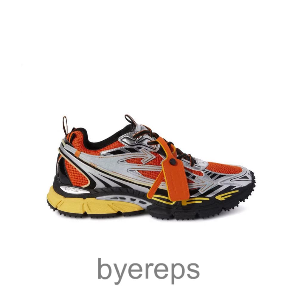Off-White Be Right Back Silver Orange