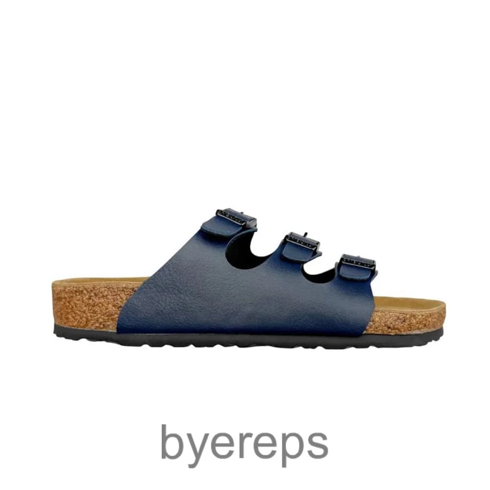 Birkenstock Florida Flex Platform Slides Blue