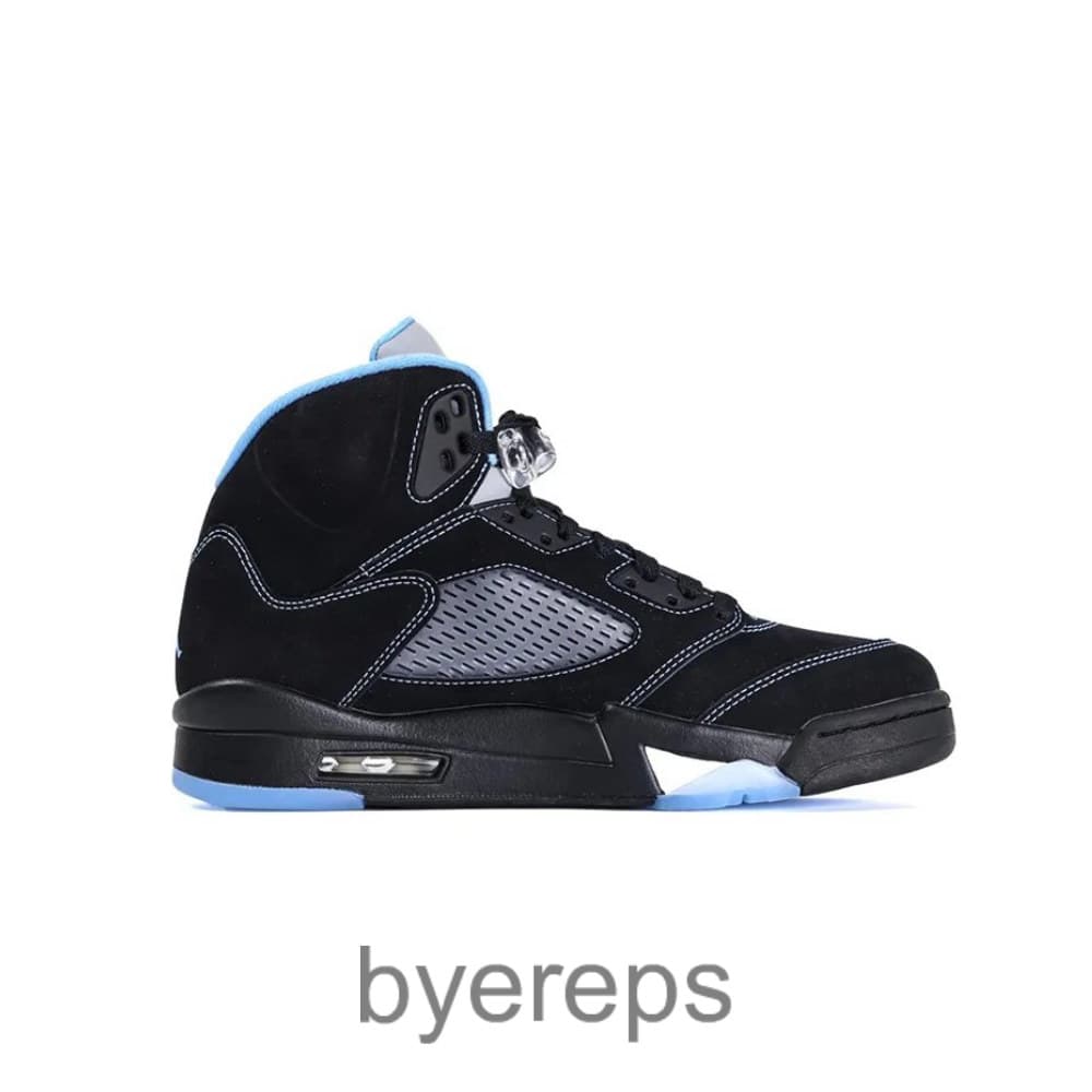 Jordan 5 Retro Black University Blue