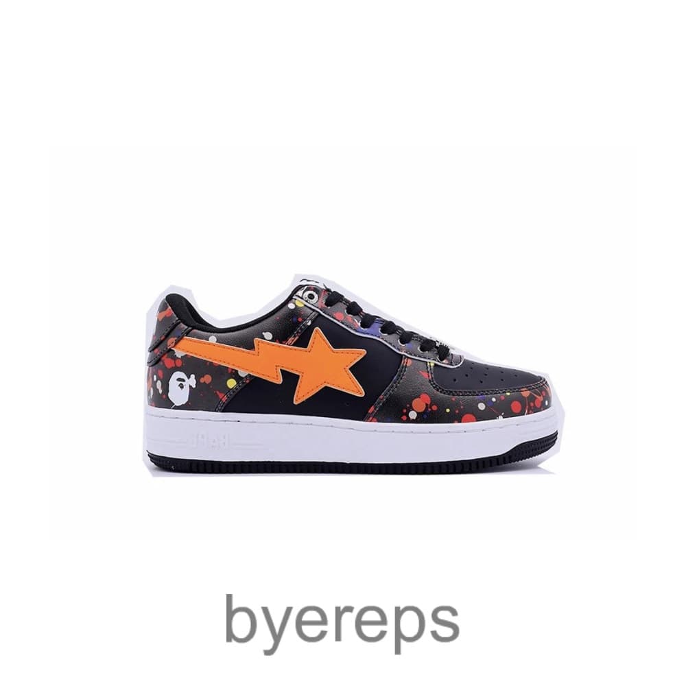 Bapesta Black Orange