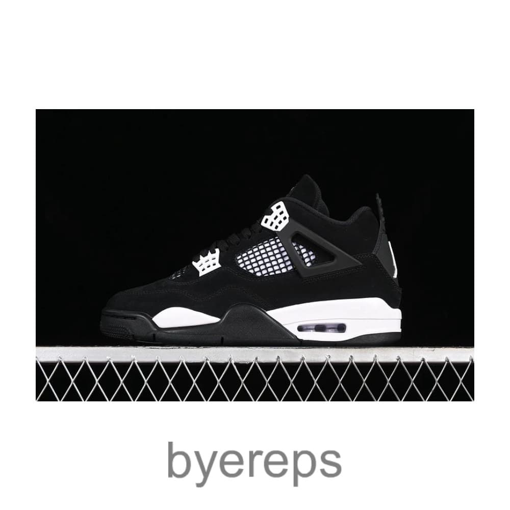 Air Jordan 4 Retro White Thunder Black/White/Black