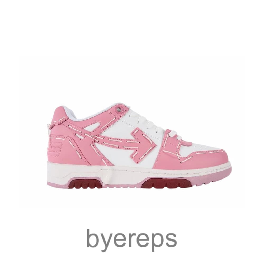 Off-White Out Of Office Sartorial Stitching White Pink