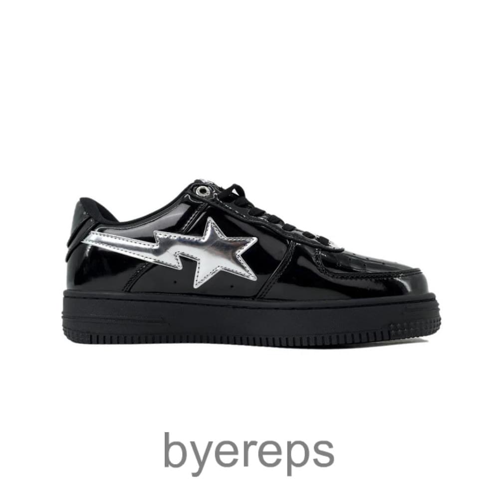 Bathing Ape Bape Sta Black Silver