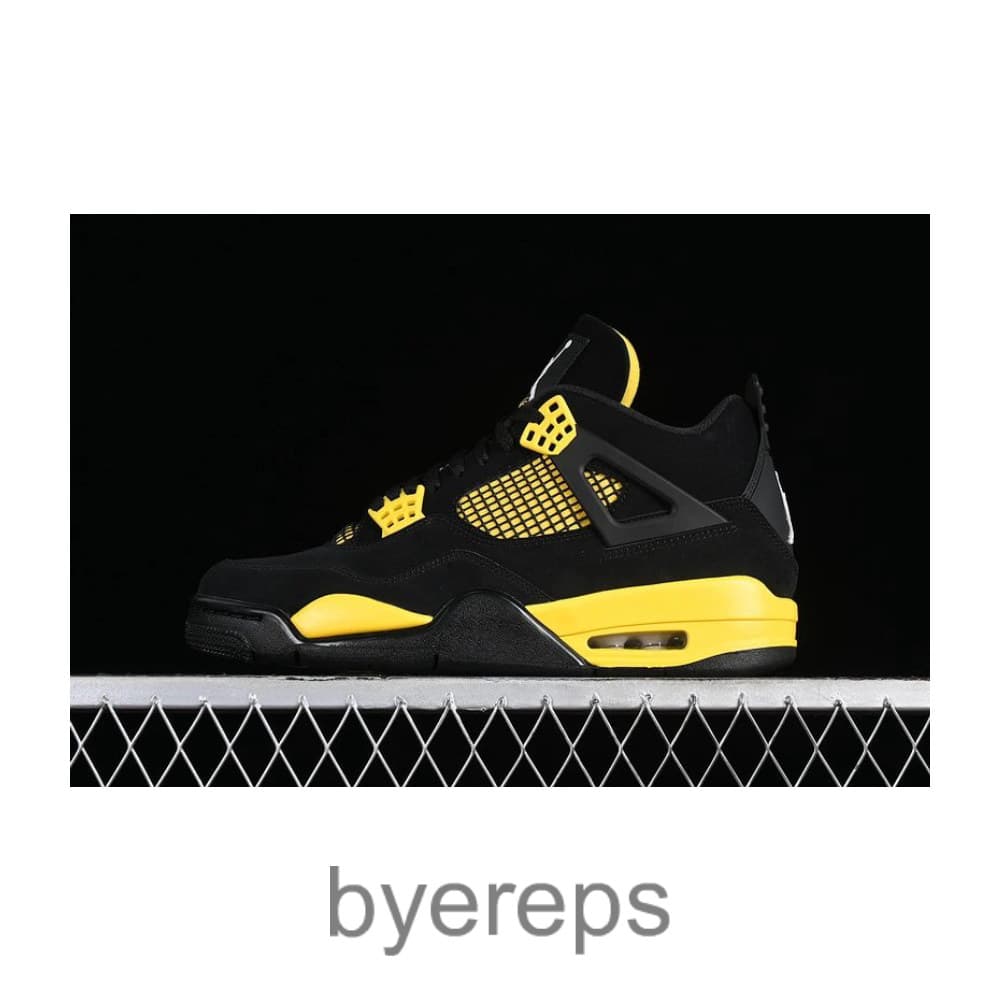 Air Jordan 4 Retro Thunder Black/Tour Yellow