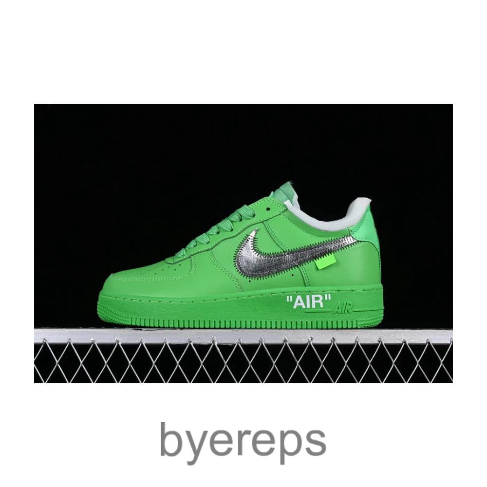 New York Brooklyn Museum X OW X Air Force 1 07 Low Light Green Spark