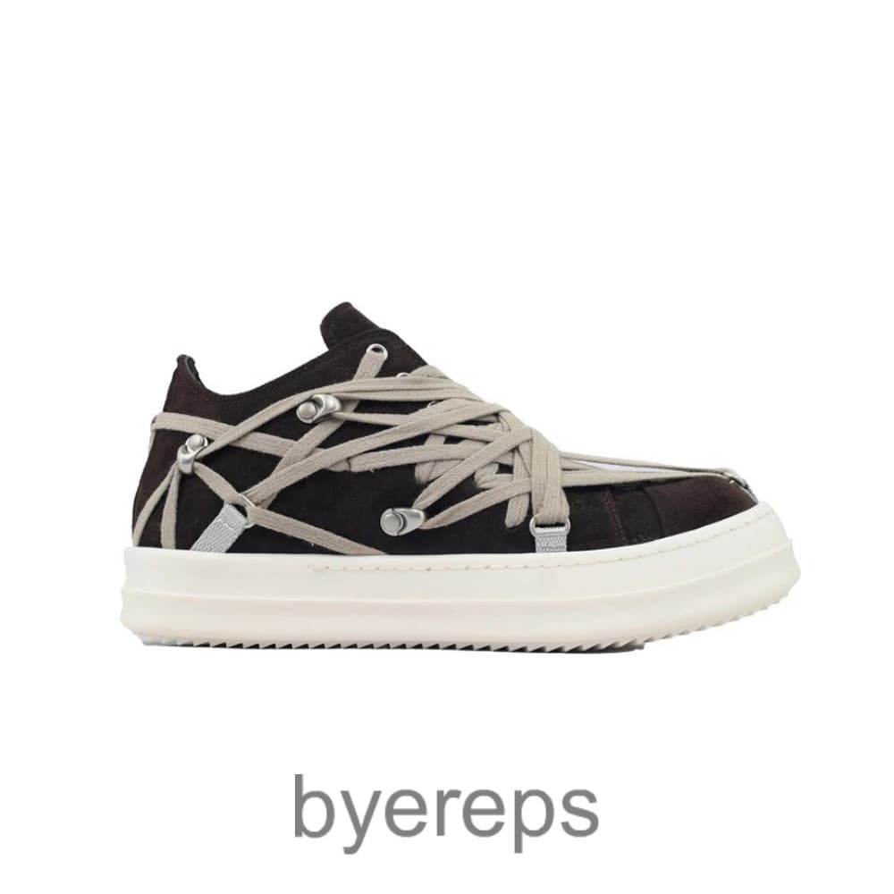 Rick Owens Megalace Crazy Binding Black
