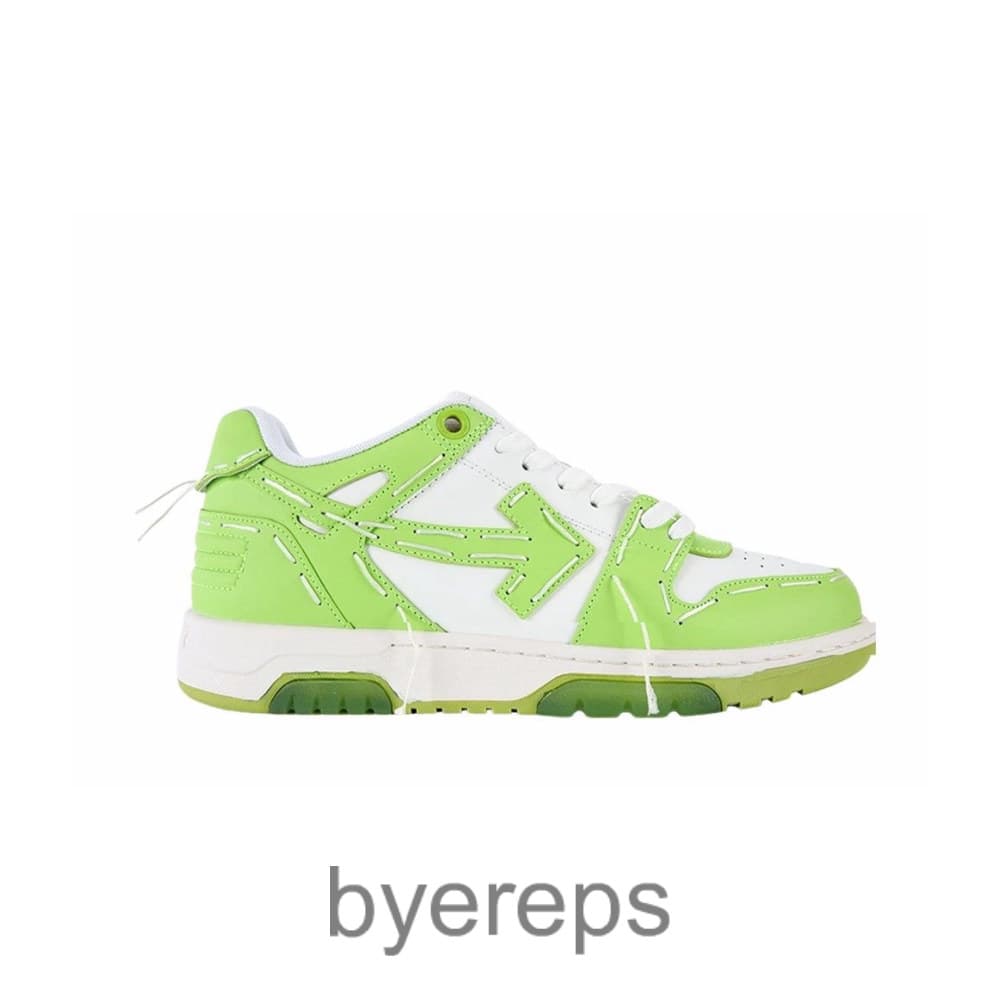 Off-White Out Of Office Sartorial Stitching White Green