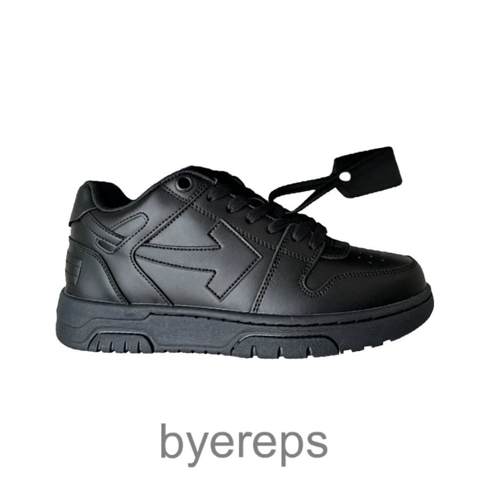 Off-White Out Of Office Calf Leather Black Black