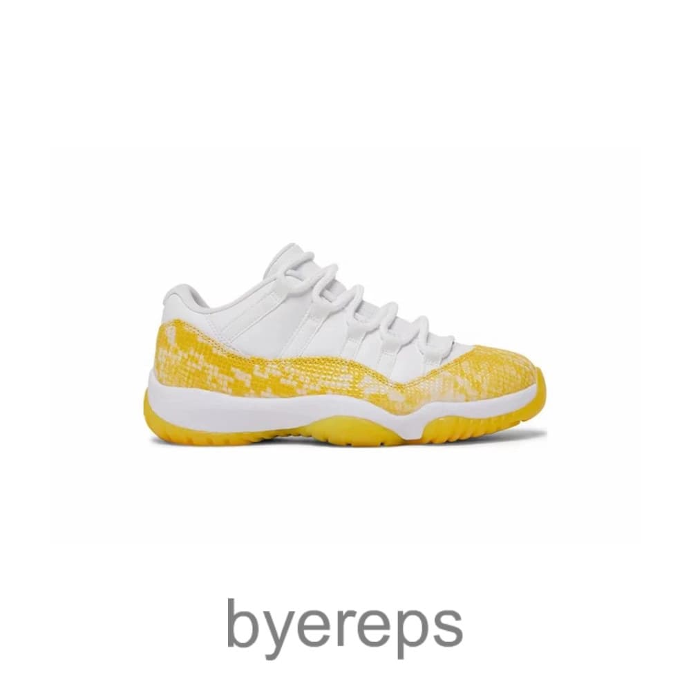 Jordan 11 Retro Low Yellow Snakeskin (Womens)
