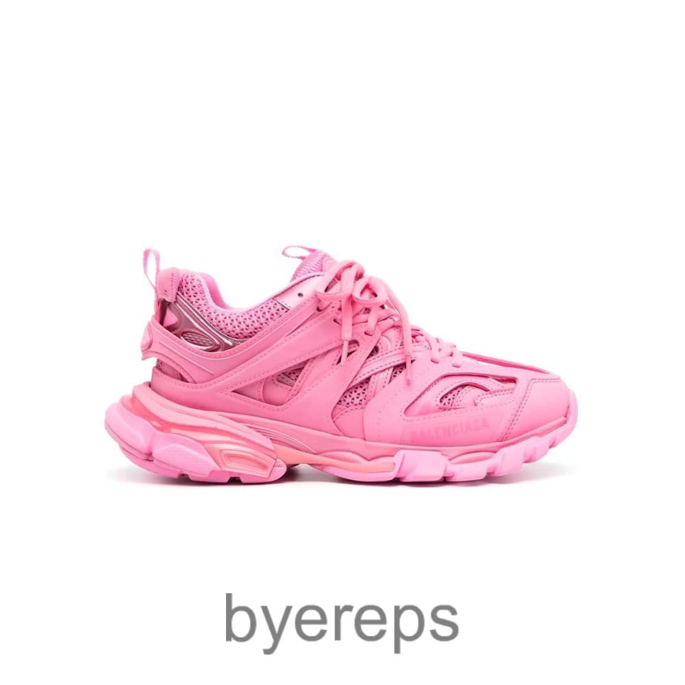 Balenciaga Track Sneaker Led Mesh And Nylon Reps Pink