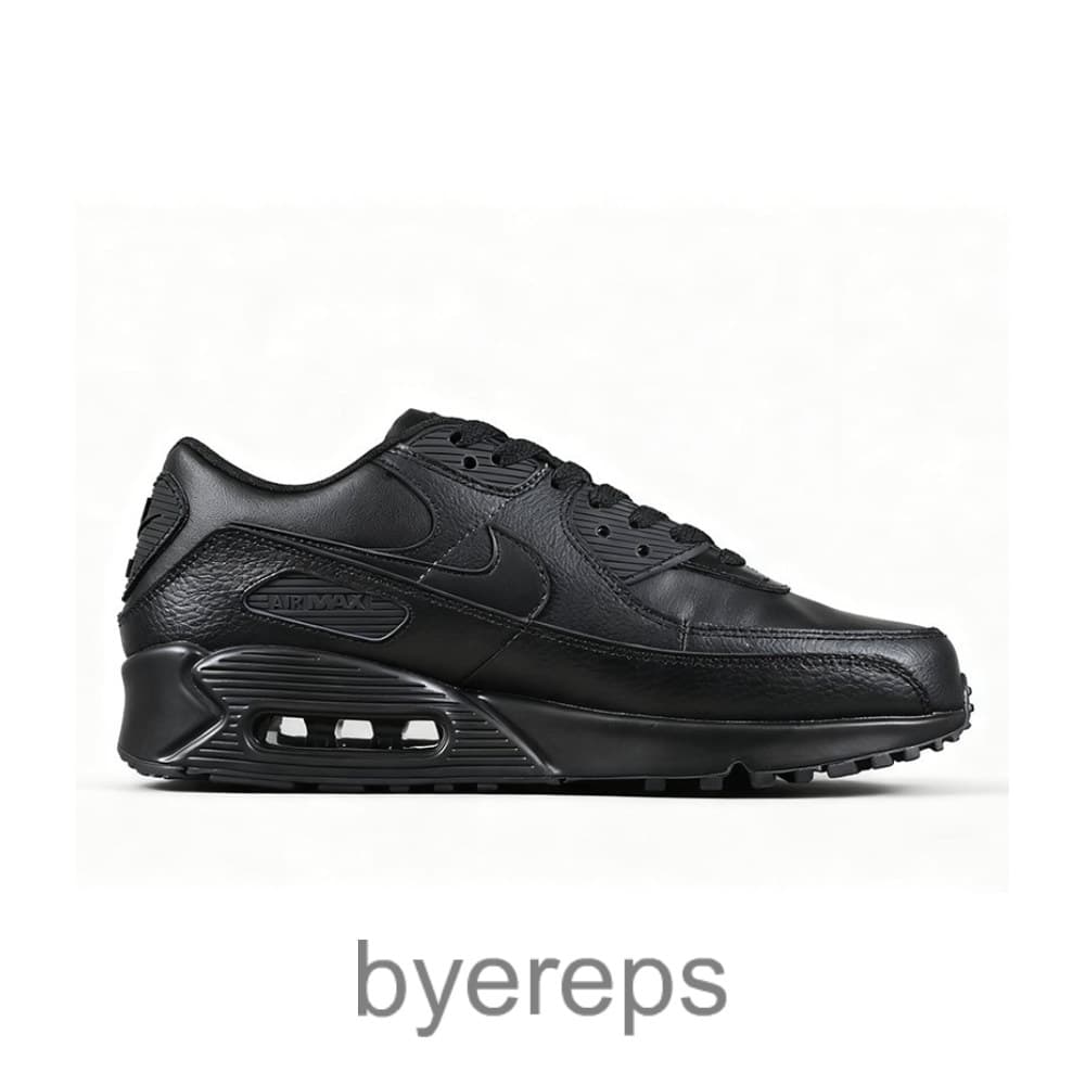 Air Max 90 Leather Triple Black