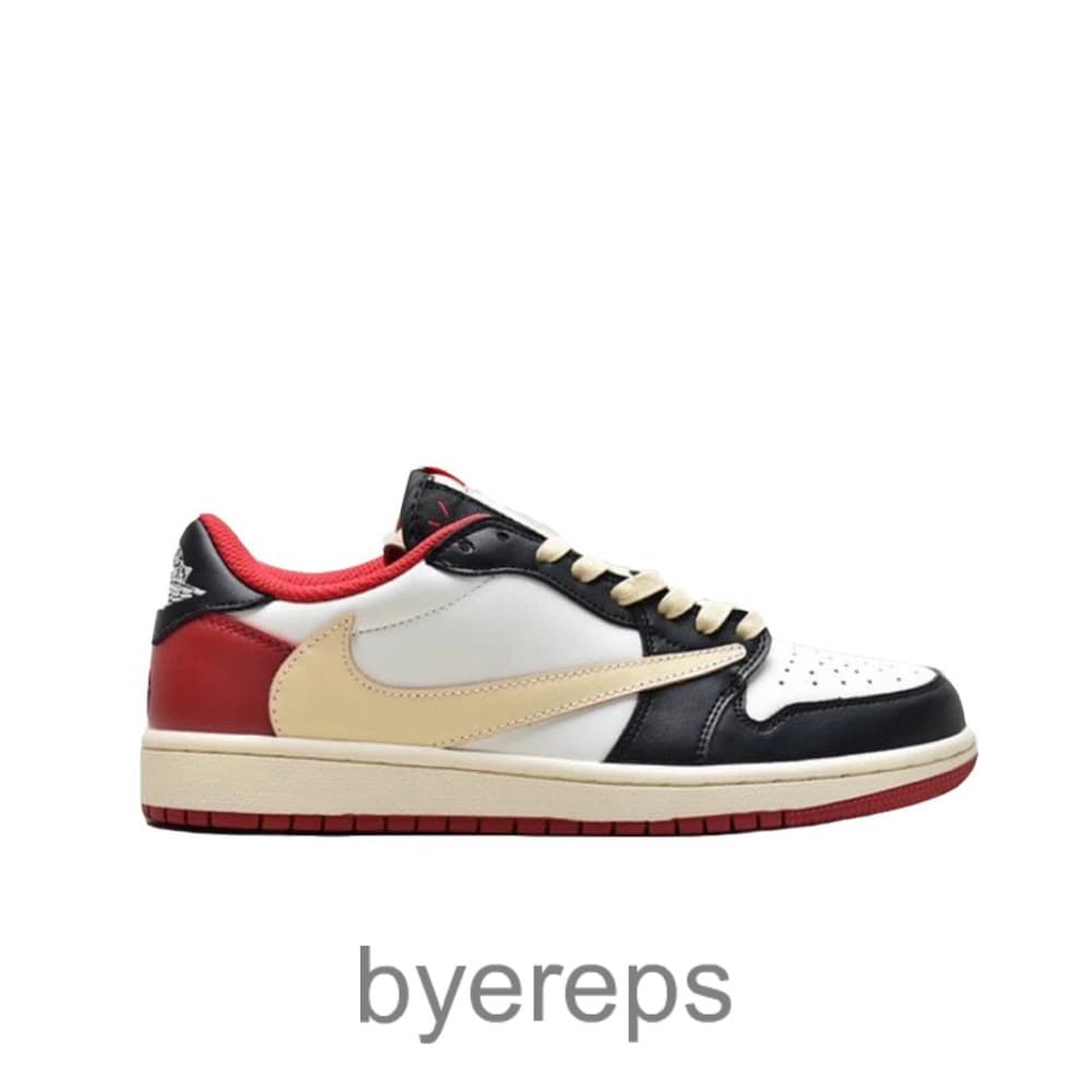 Travis Scott X Air Jordan 1 Low Black Red
