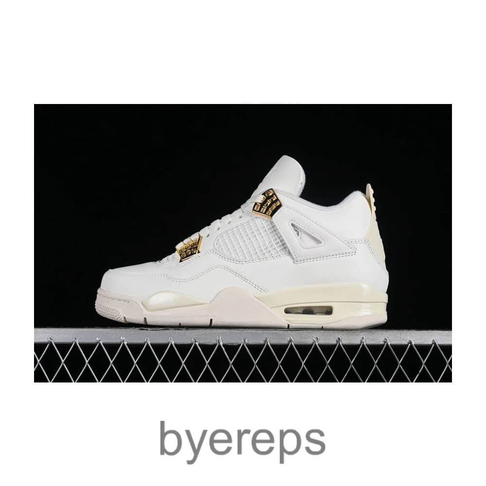Air Jordan 4 Retro Metallic Gold Sail/Metallic Gold/Black