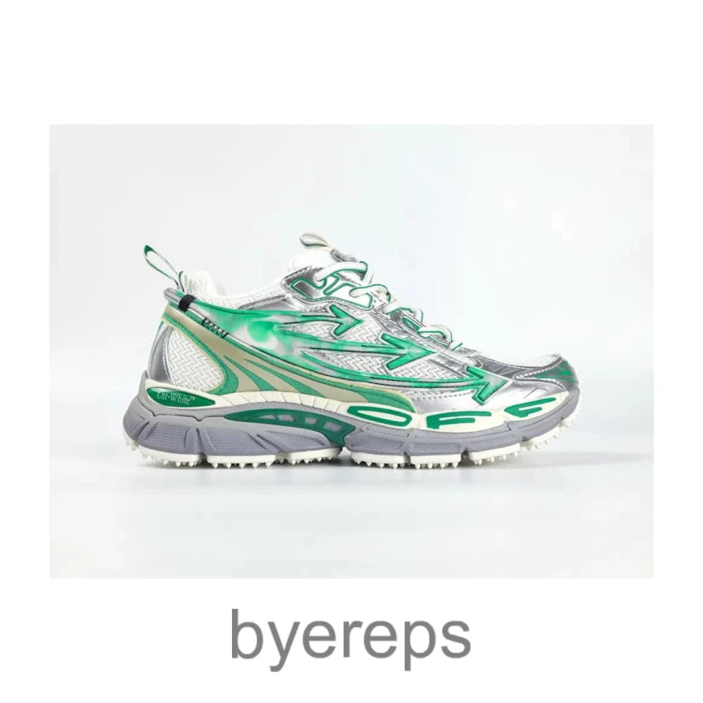 Off-White Sneakers Be Right Back Argento/Turchese
