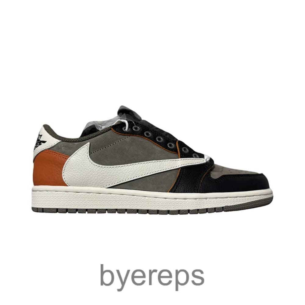 Travis Scott X Jordan 1 Low OG Grey/Black/White