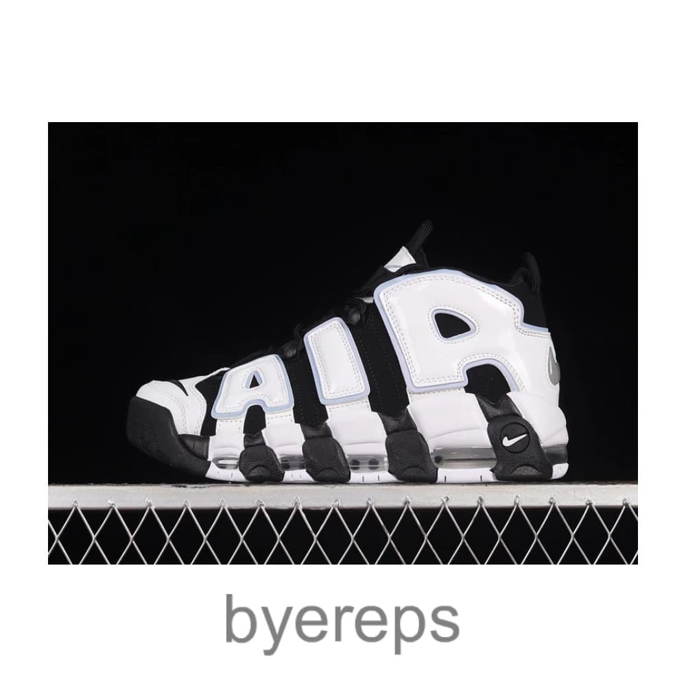 Air More Uptempo Black/White/Multi-Color/Cobalt Bliss