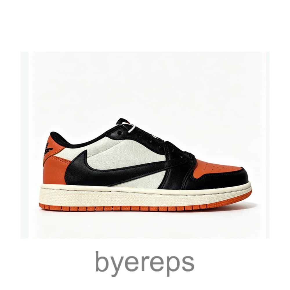 Travis Scott X Air Jordan 1 Low Black/White/Orange