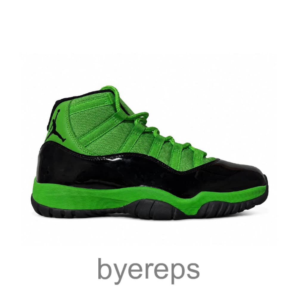 Air Jordan 11 Retro Fluorescent Green Black