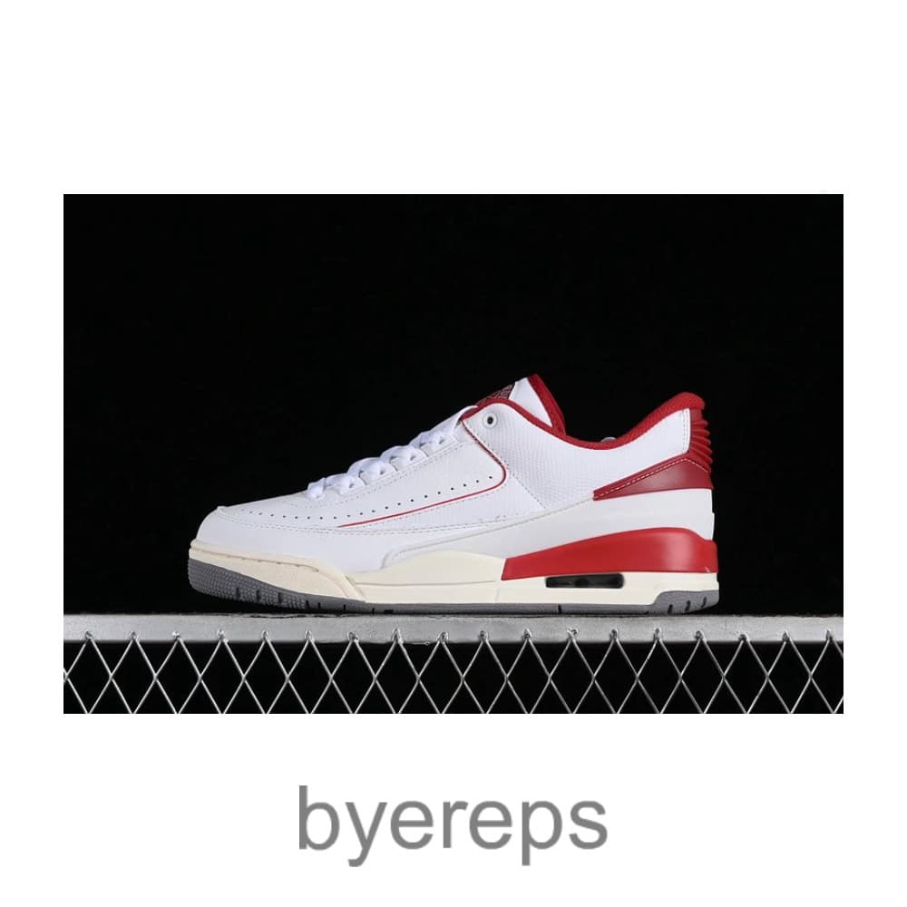 Air Jordan 2/3 Retro White/Varsity Red/Sail/Cement Grey