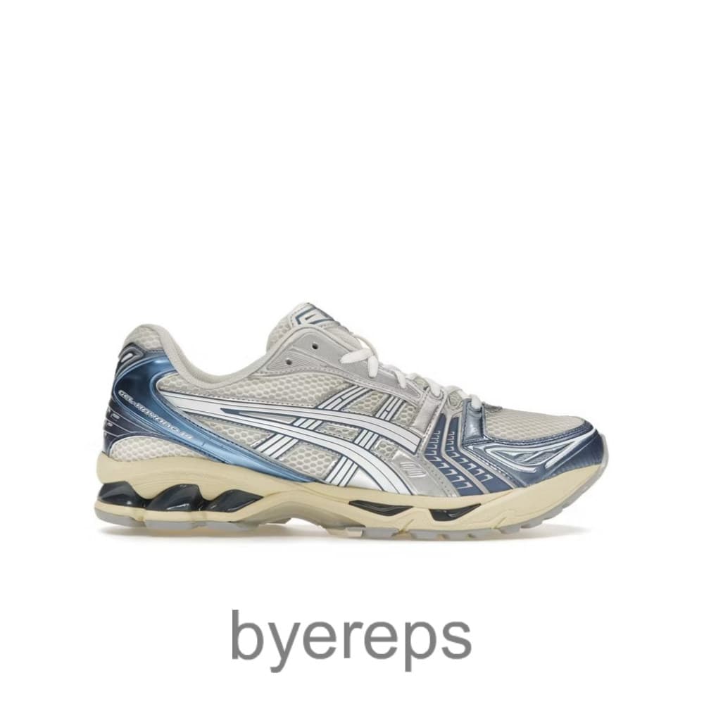 Asics Gel-Kayano 14 Cream Metallic Blue