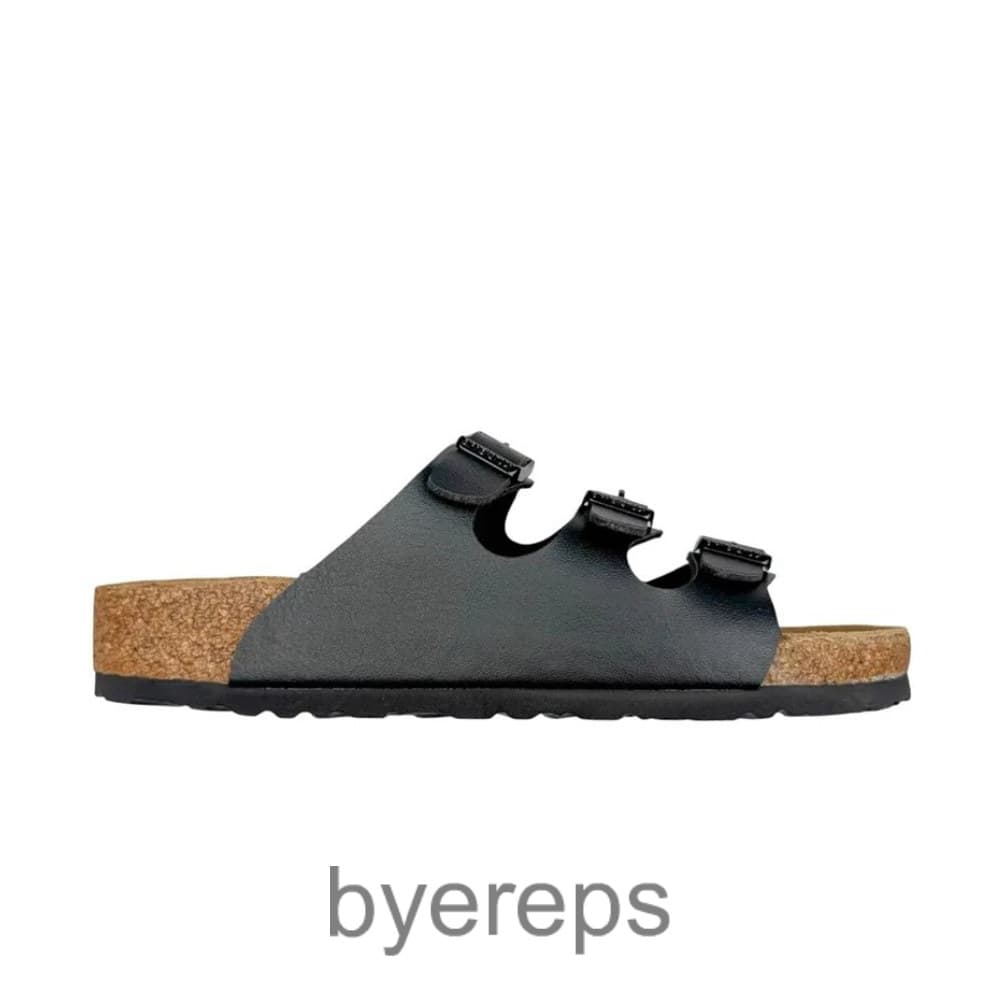 Birkenstock Florida Flex Platform Slides Black