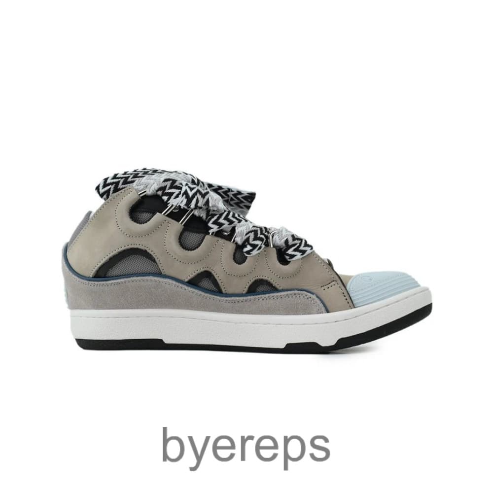 Lanvin Curb Sneakers Blue Gray
