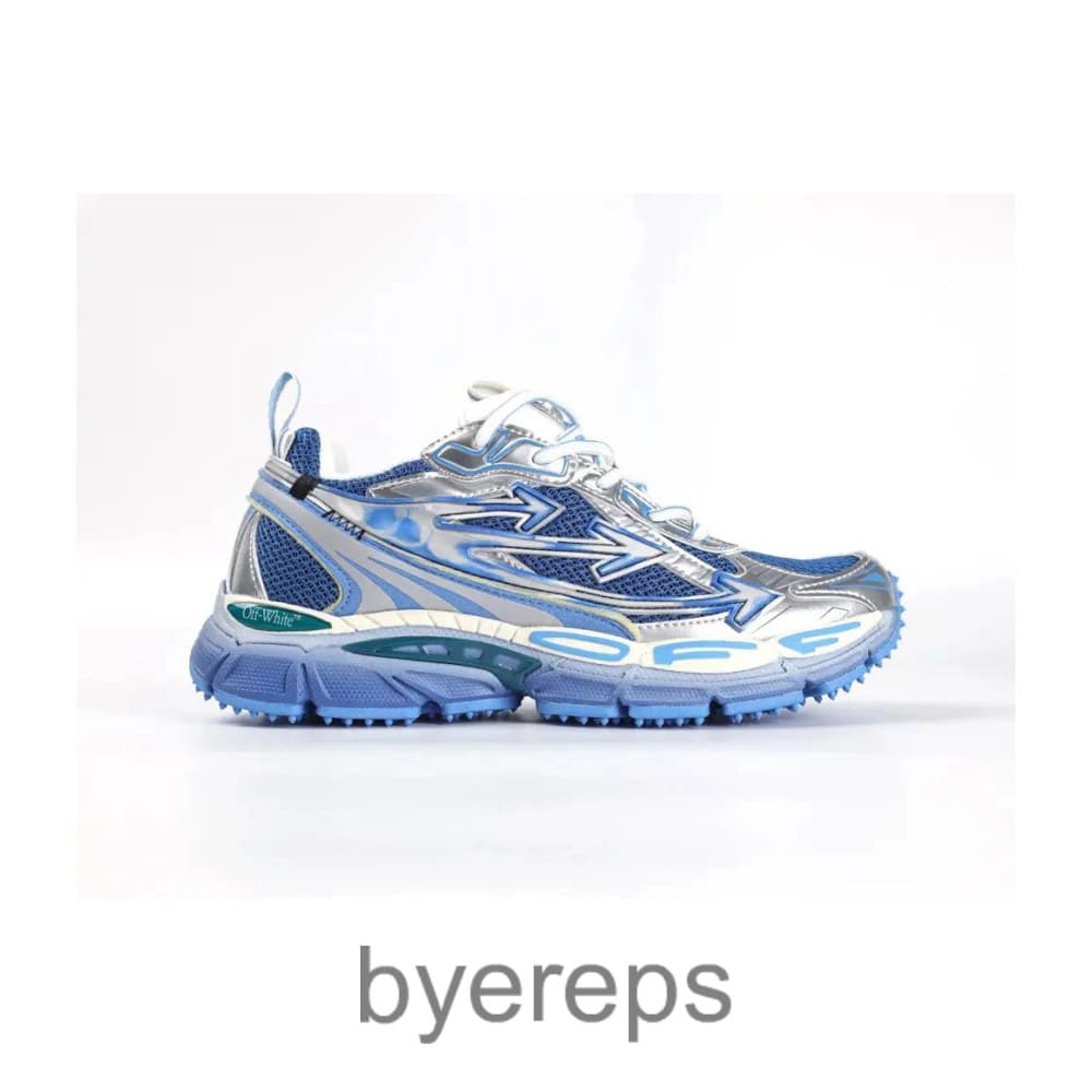 Off-White Silber/Blaue Be Right Back